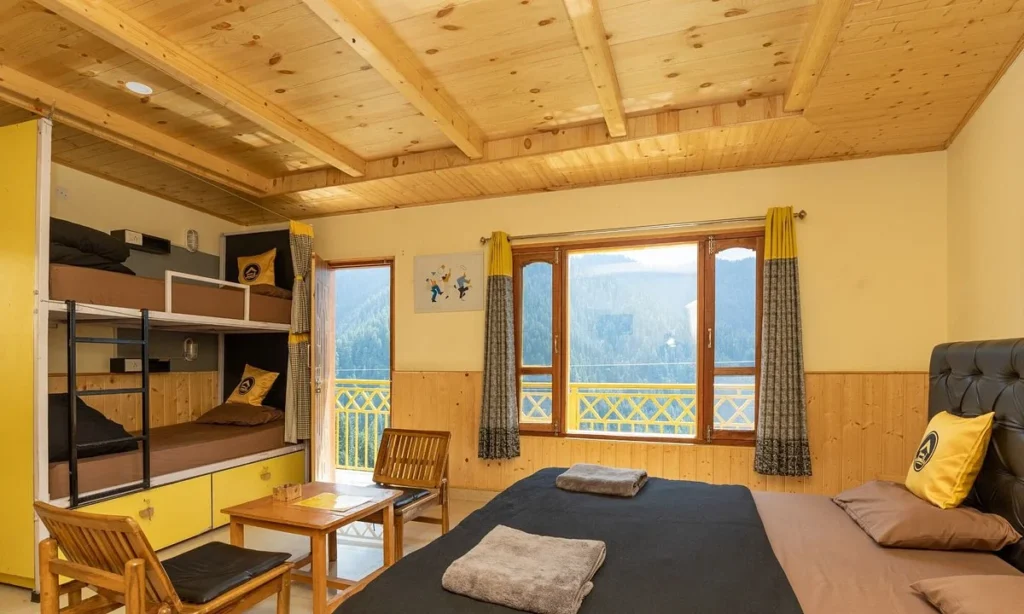 The Hosteller Shoja rooms Zibhi Trip Himachal Pradesh